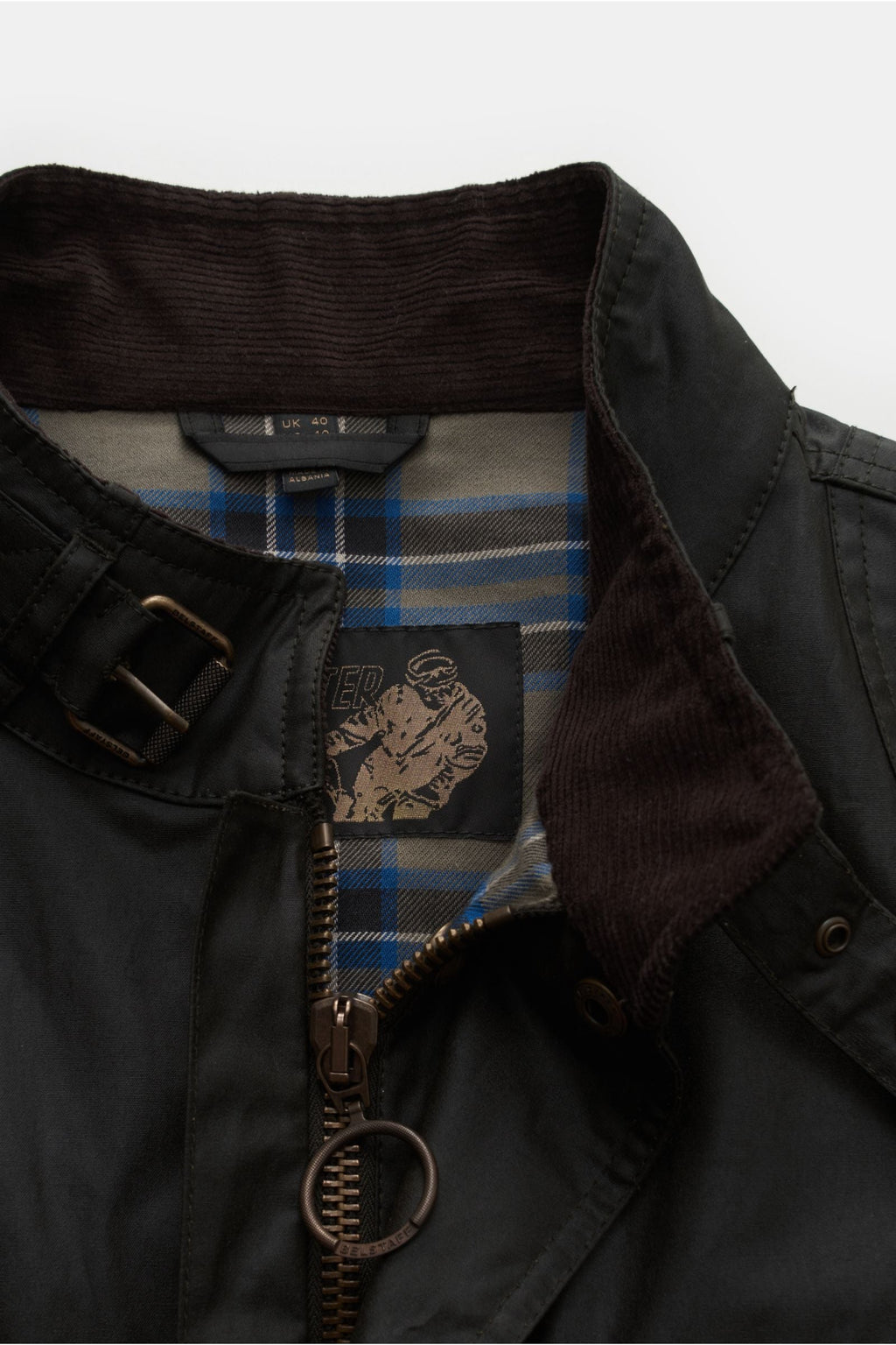 BELSTAFF Waxed jacket 'Trialmaster' — Black