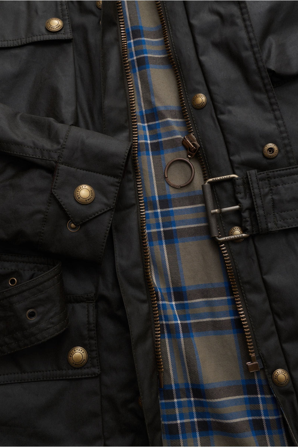 BELSTAFF Waxed jacket 'Trialmaster' — Black