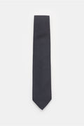 BIGI Silk tie 'Laos' dark navy / black / white dotted