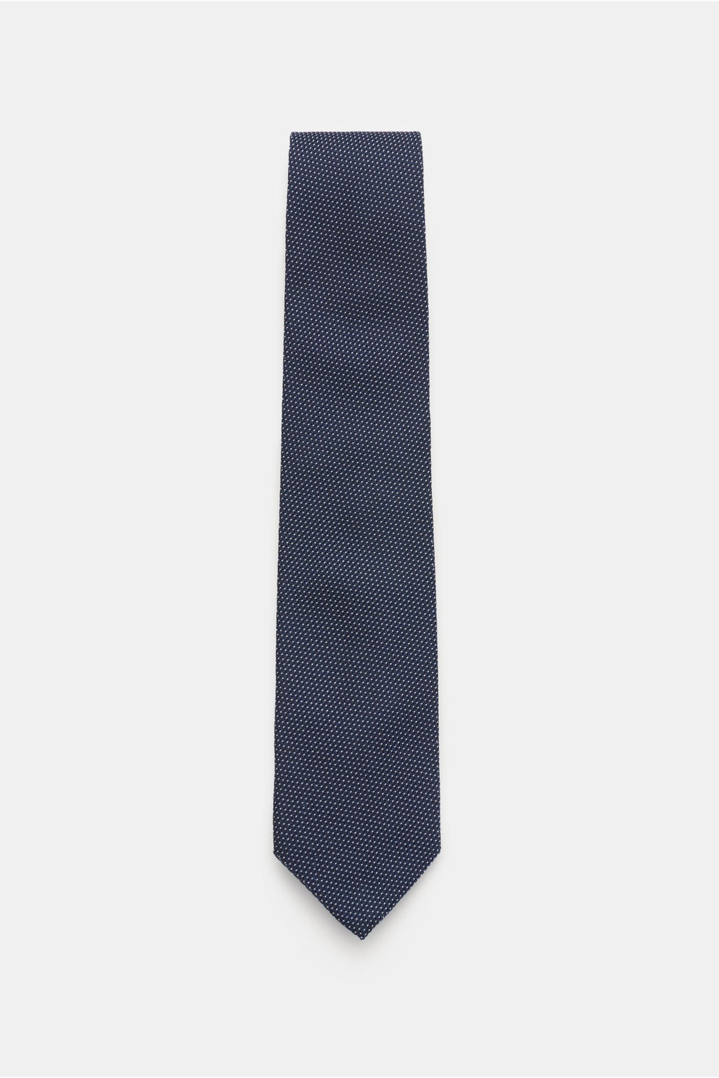 BIGI Silk tie 'Laos' navy / black / white dotted