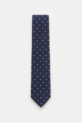 BIGI Silk tie 'Loira' — Navy