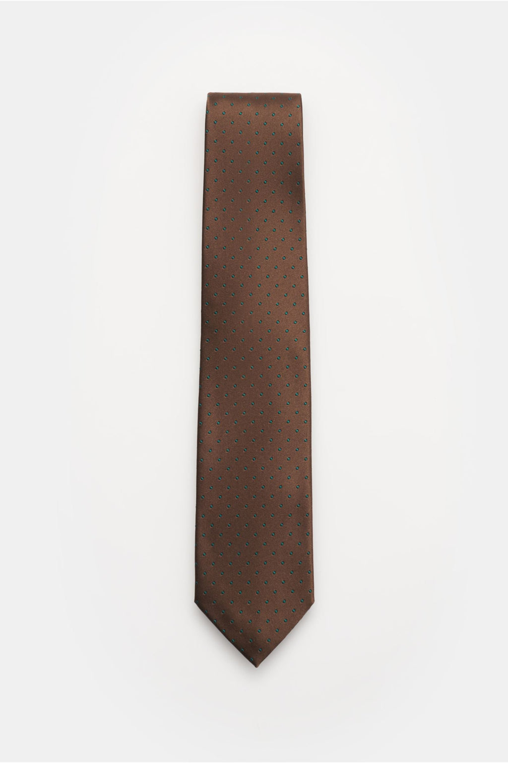 BIGI Silk tie 'Rio' — Dark brown