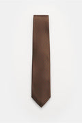 BIGI Silk tie 'Rio' — Dark brown