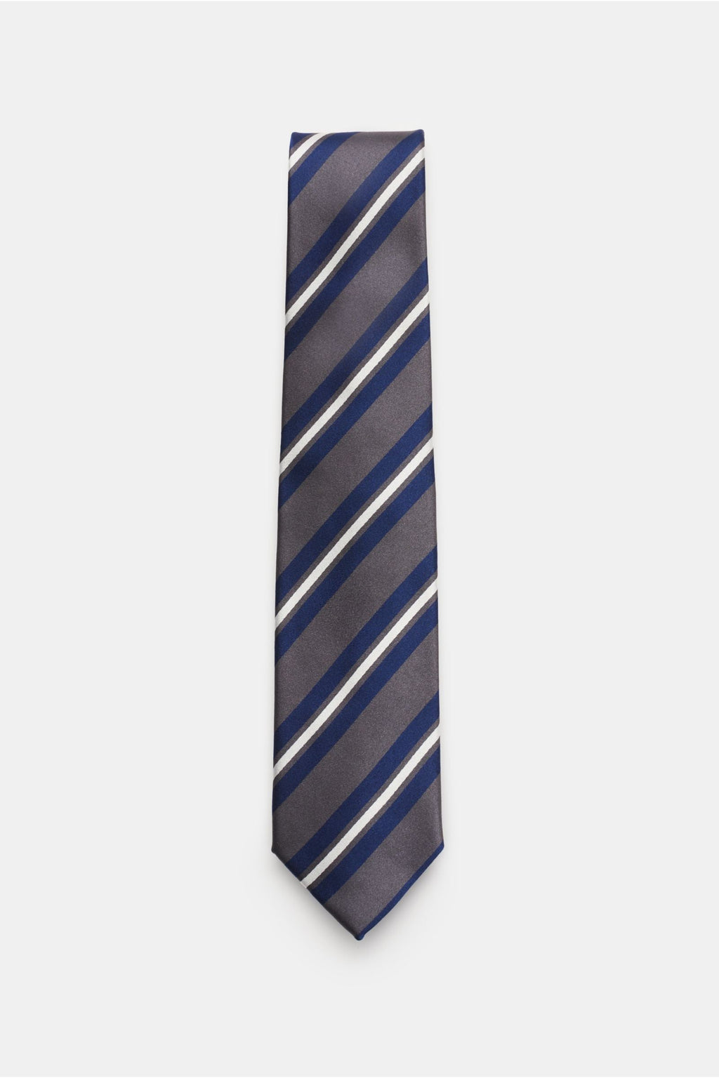BIGI Silk tie 'Rio' — Dark brown