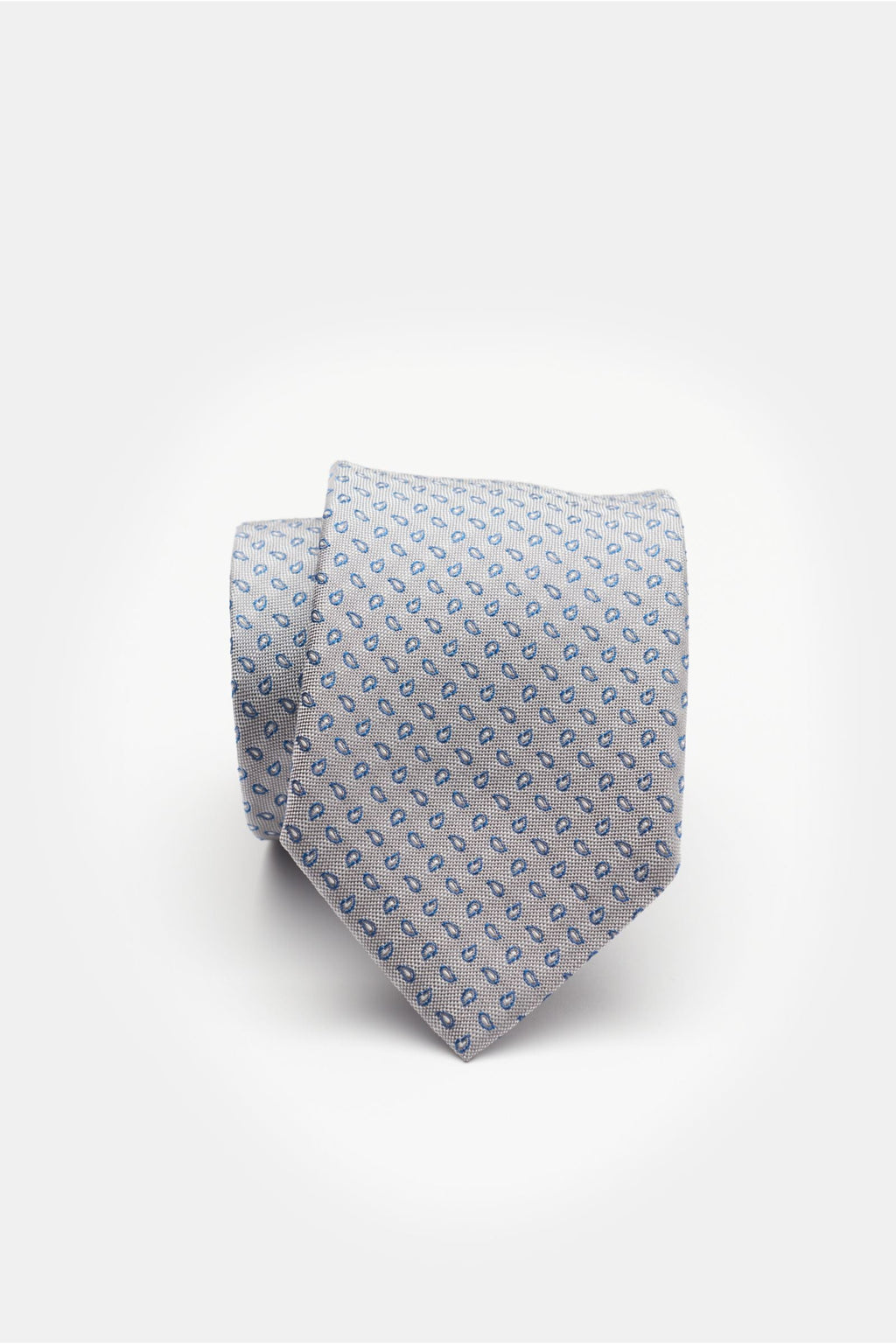BIGI Silk tie 'Volga' grey