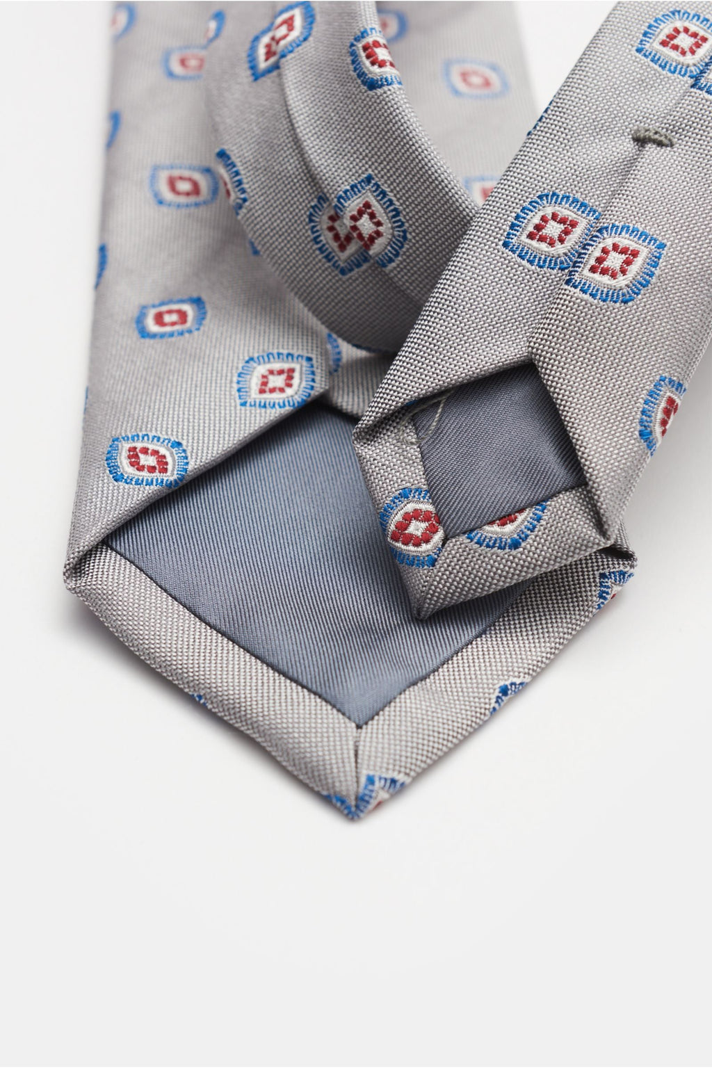 BIGI Silk tie 'Volga' grey