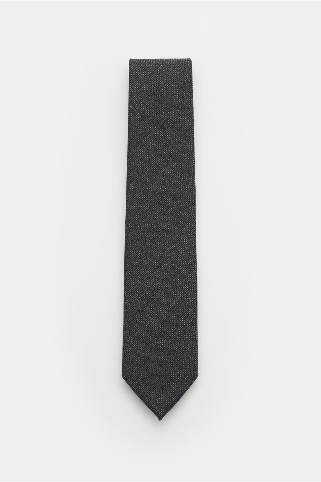 BIGI Wool tie 'Arno' — Dark grey
