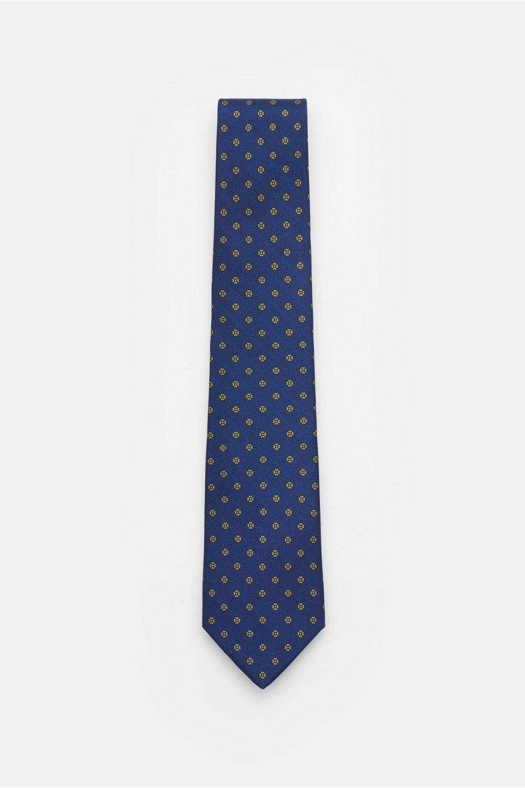BORRELLI Silk tie ar — Smoky blue