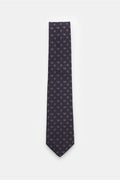 BORRELLI Silk tie — Navy