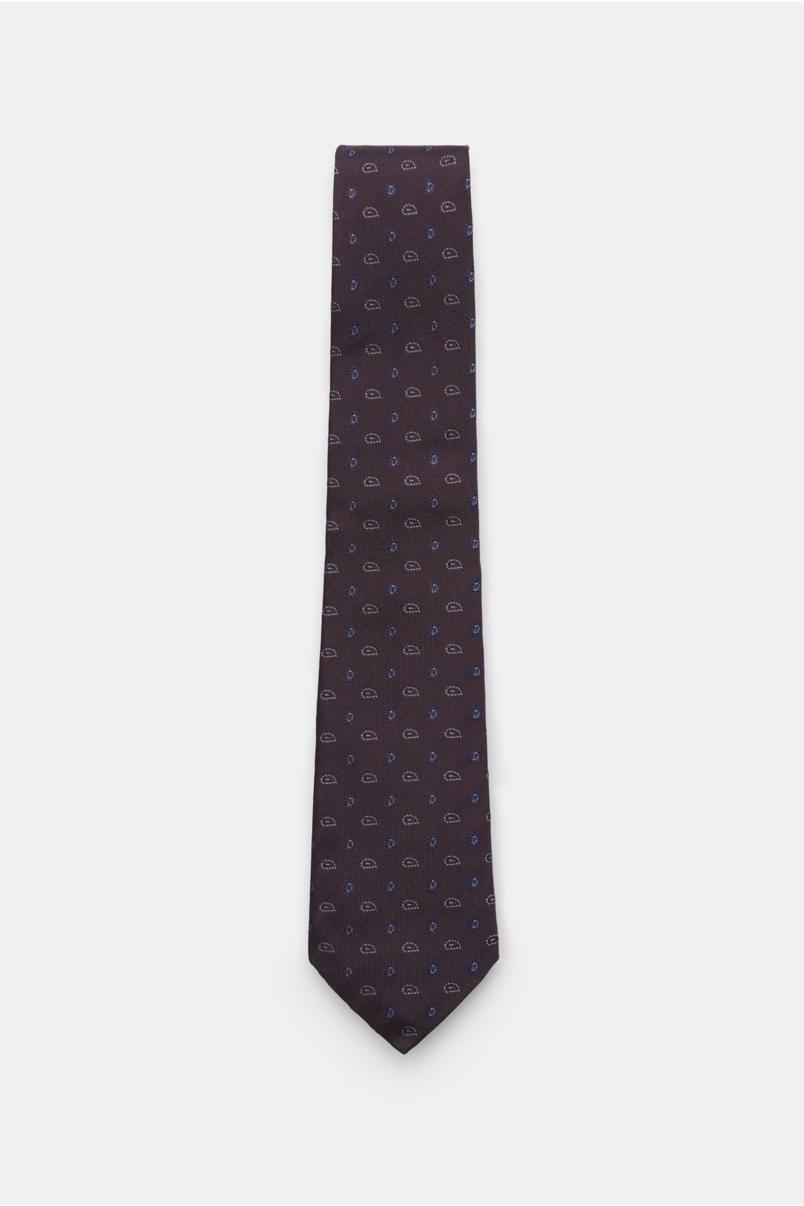 BORRELLI Silk tie — Navy