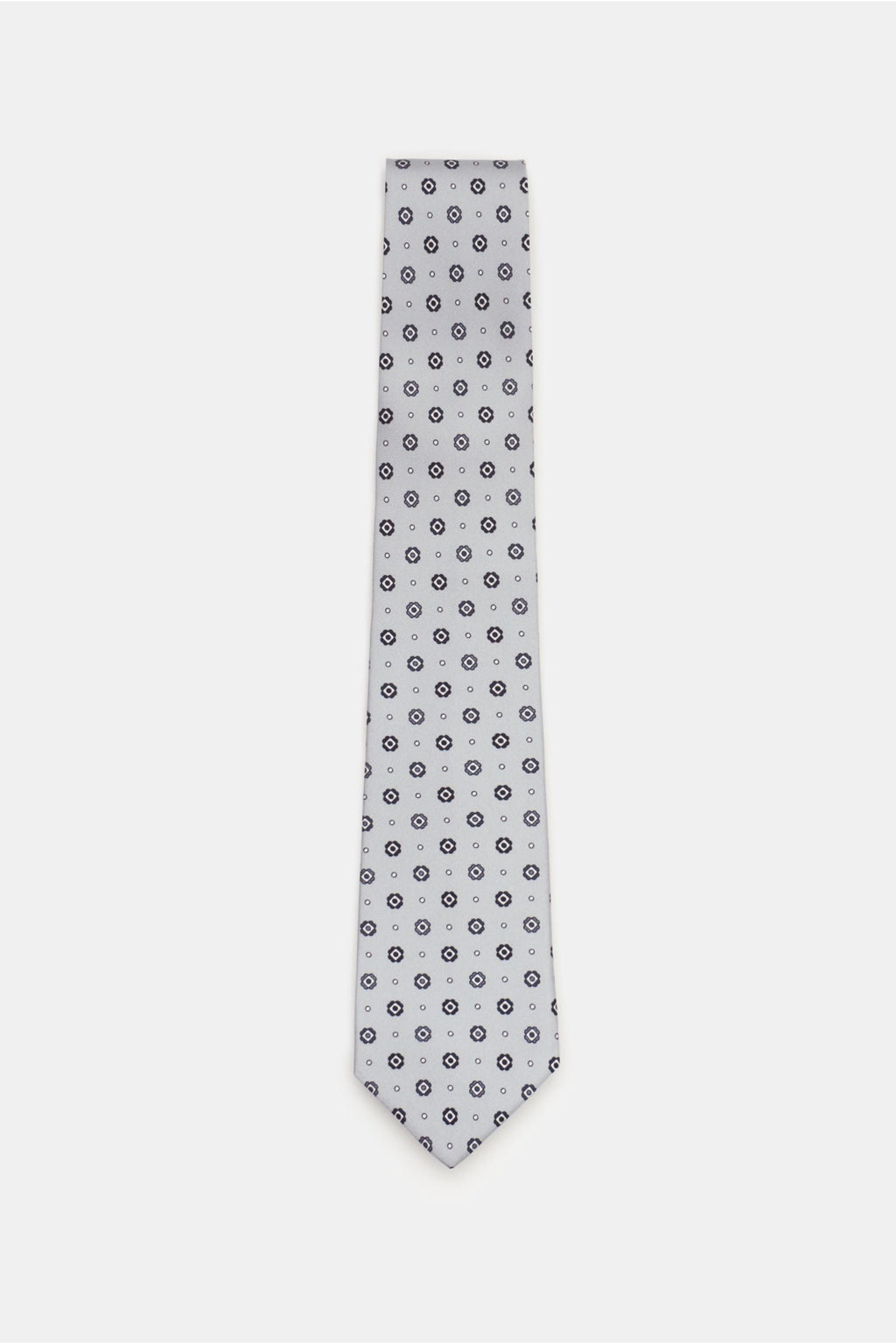 BORRELLI Silk tie y / white