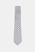 BORRELLI Silk tie y / white
