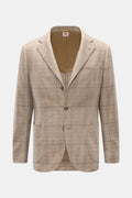 BORRELLI Smart-casual jacket 'Procida' beige / grey-brown