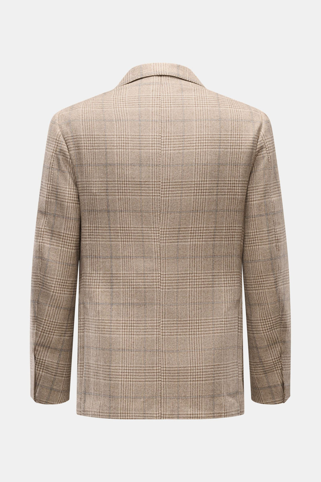 BORRELLI Smart-casual jacket 'Procida' beige / grey-brown