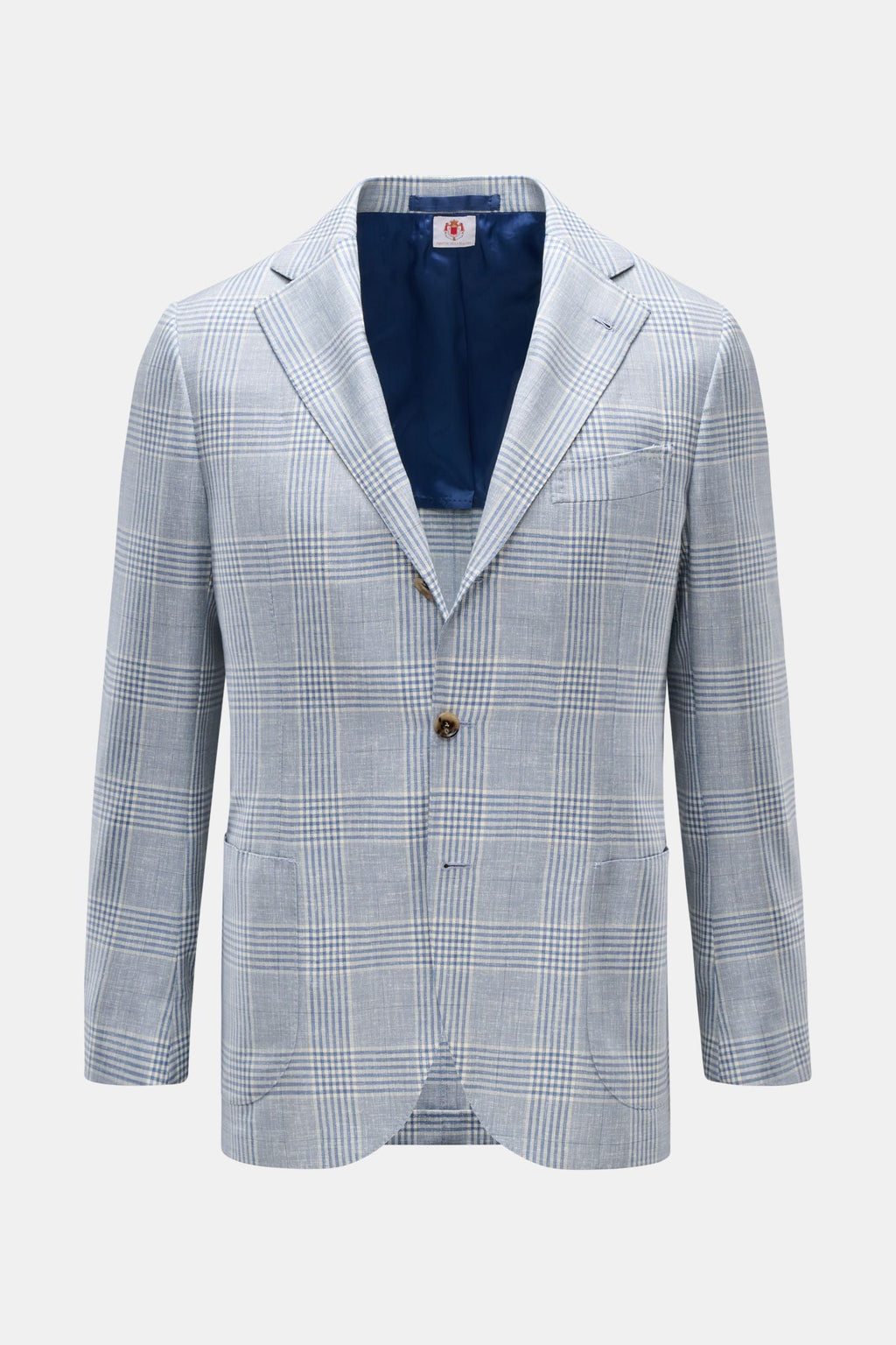 BORRELLI Smart-casual jacket 'Procida' smoky blue / off-white