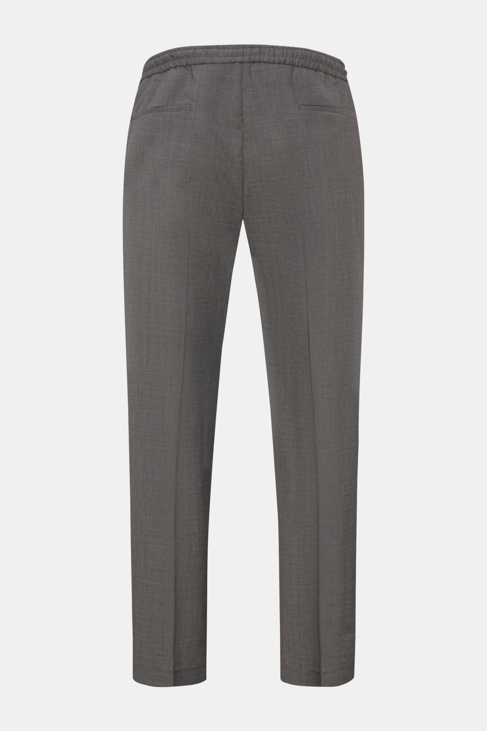 BRIGLIA 1949 Wool jogger pants 'Wimbledon' — Sand