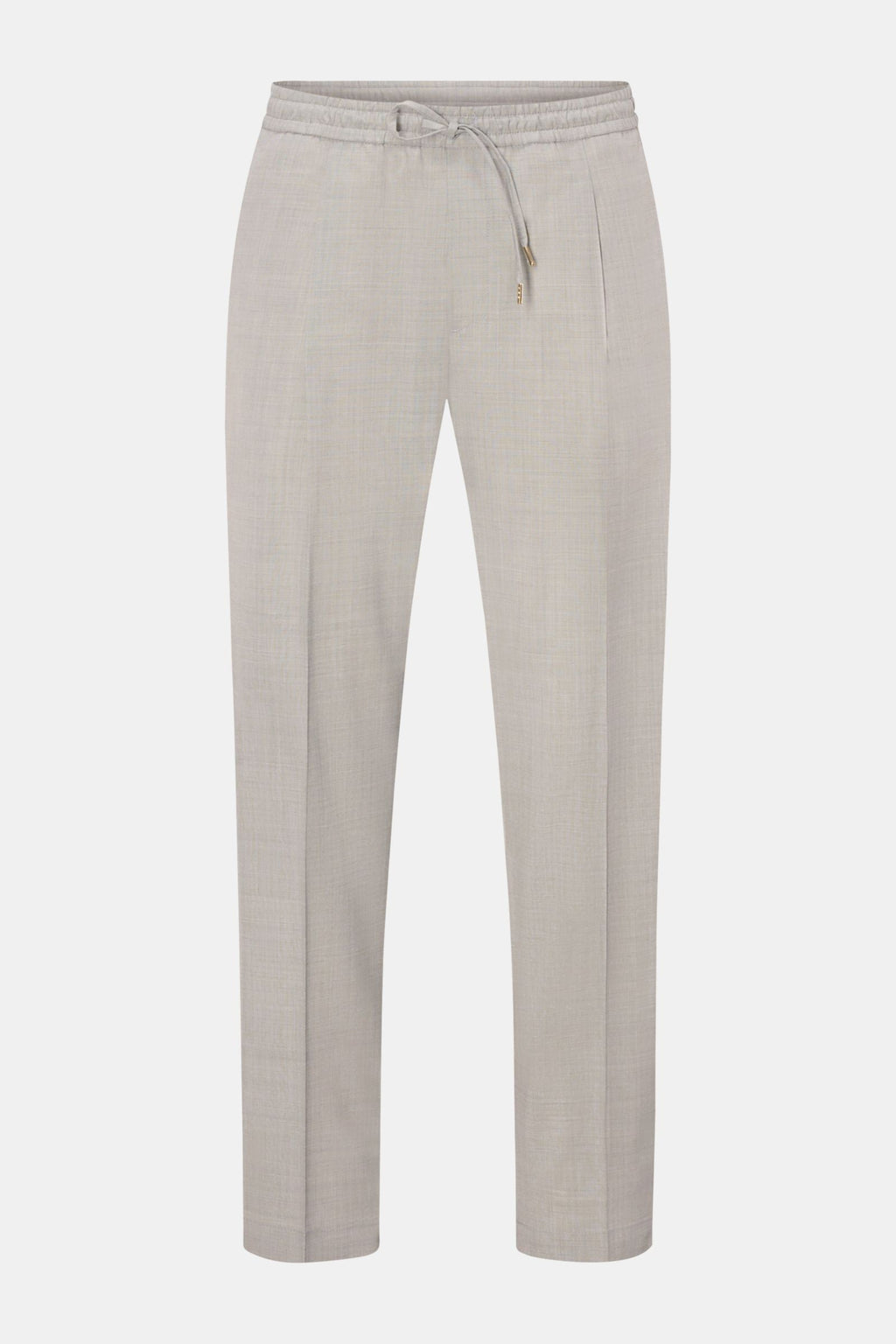 BRIGLIA 1949 Wool jogger pants 'Wimbledon' — Sand