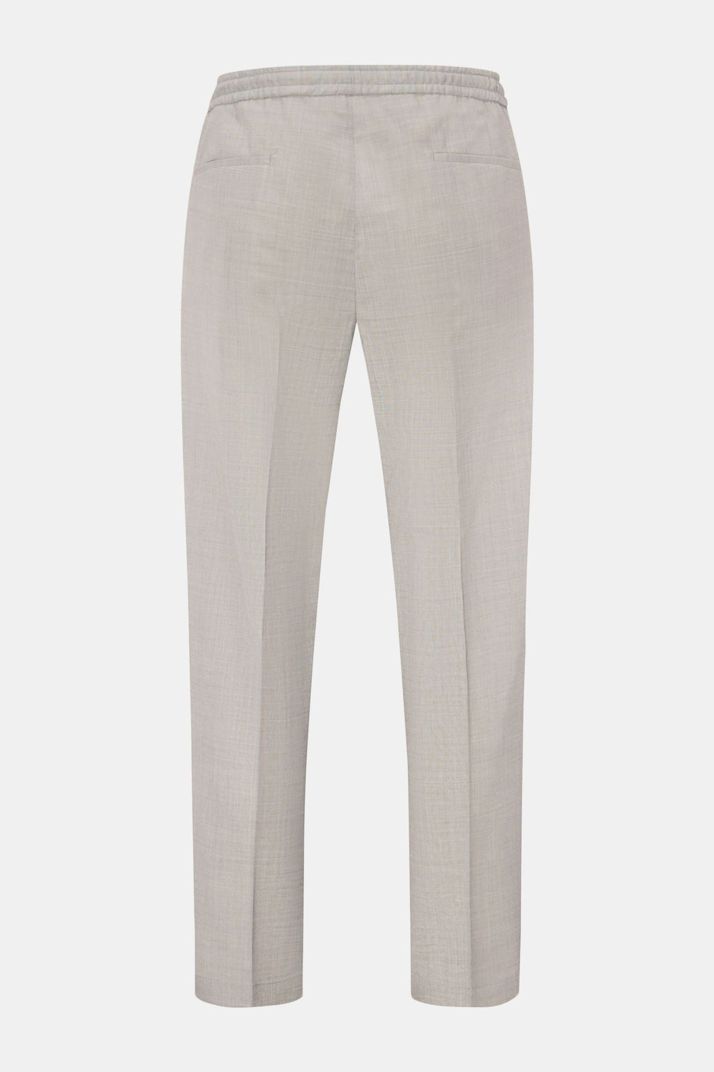 BRIGLIA 1949 Wool jogger pants 'Wimbledon' — Sand