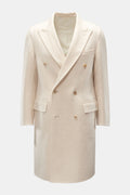 BRIONI Cashmere coat 'Salomone' — Cream