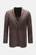 BRIONI Smart-casual jacket 'Amalfi' dark brown / grey-brown