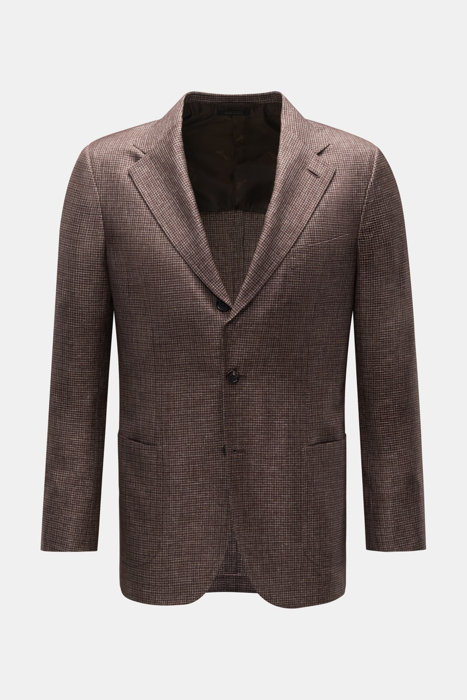 BRIONI Smart-casual jacket 'Amalfi' dark brown / grey-brown