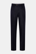 BRUNELLO CUCINELLI Wool trousers — Navy