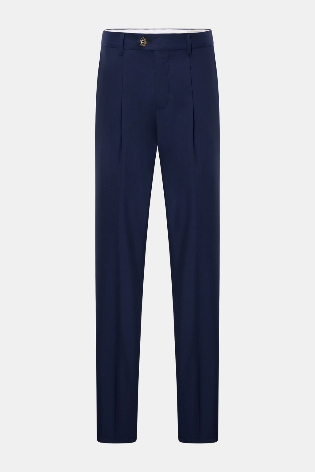 BRUNELLO CUCINELLI Wool trousers — Navy
