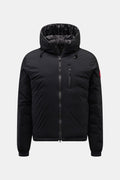 CANADA GOOSE Down jacket 'Lodge Hoody' — Black