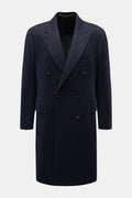 CESARE ATTOLINI Cashmere coat — Dark navy