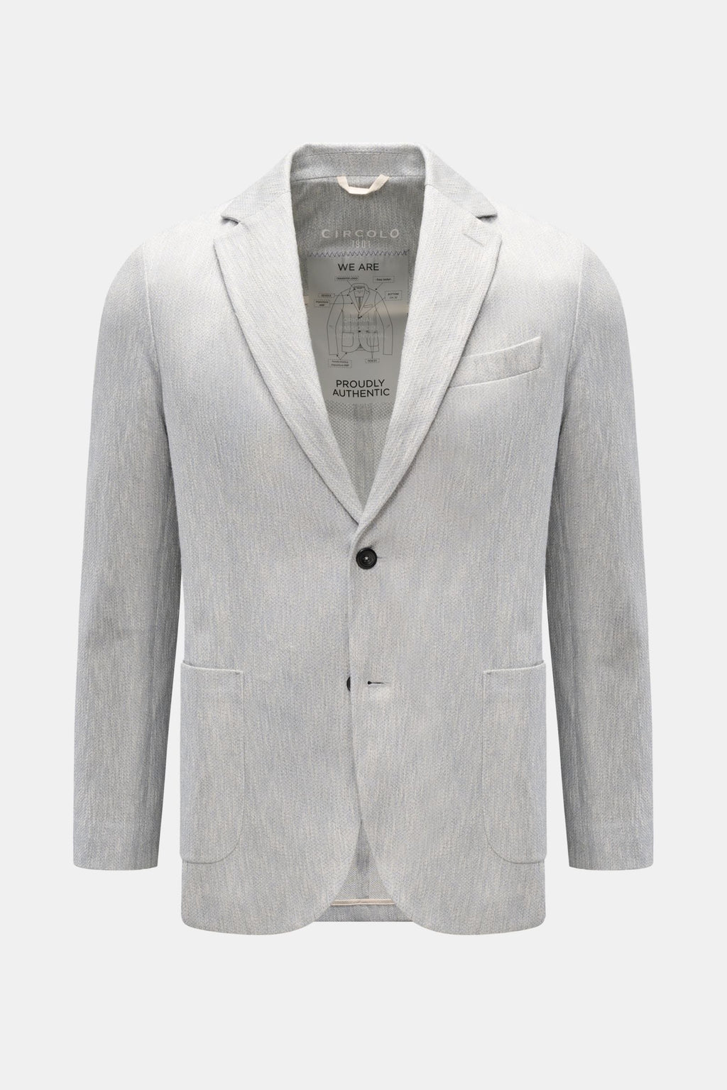 CIRCOLO 1901 Jersey jacket — Beige mottled