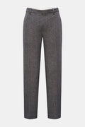 CIRCOLO 1901 Jersey trousers — Grey black checked