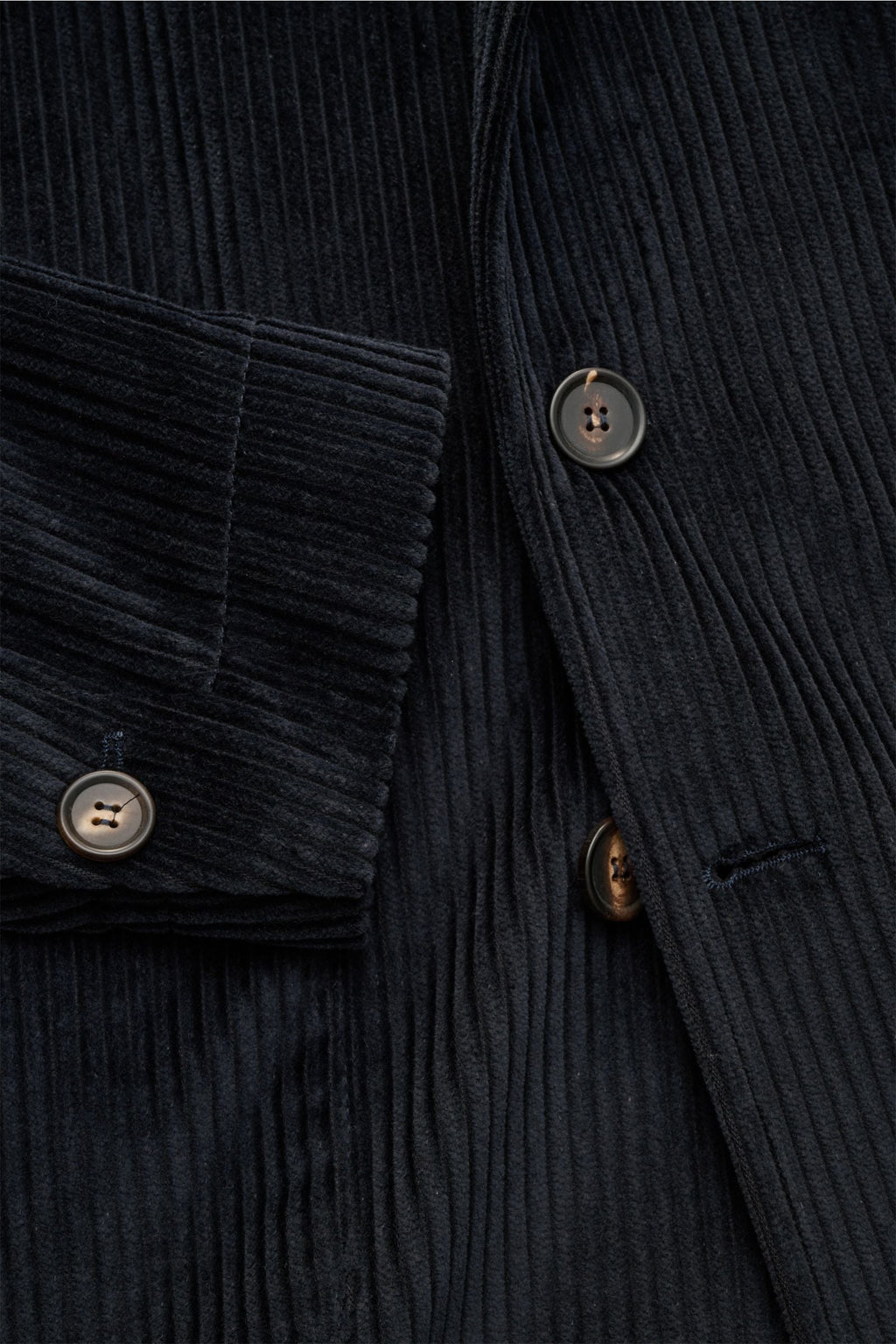 DOPPIAA Corduroy smart-casual jacket 'Aansonia' — Navy