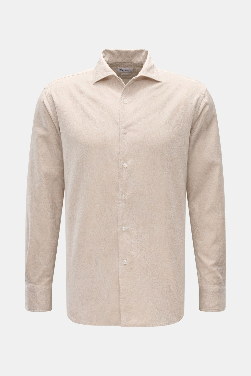 DOPPIAA Jacquard shirt 'Aannacapri' — Dark blue