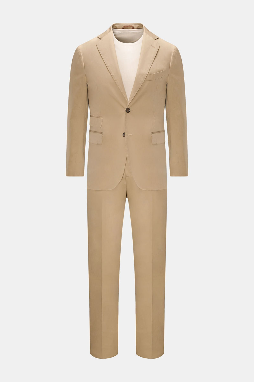 DOPPIAA Suit 'Aadro' — Light brown