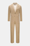 DOPPIAA Suit 'Aadro' — Light brown