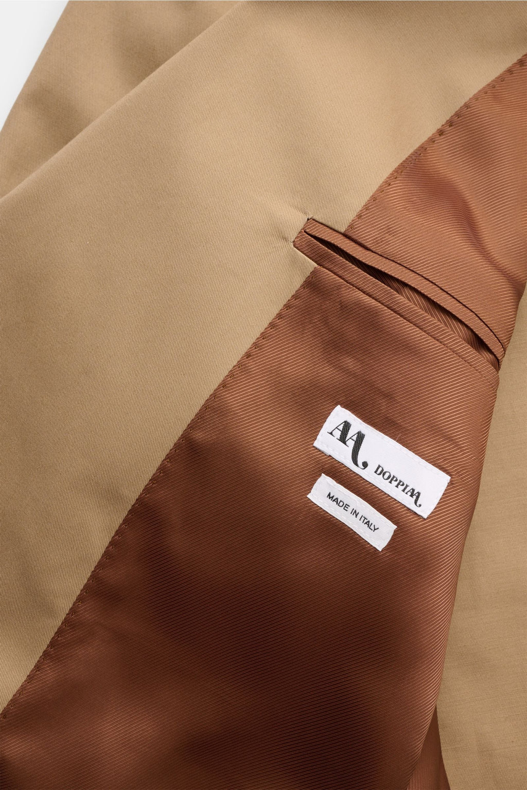 DOPPIAA Suit 'Aadro' — Light brown