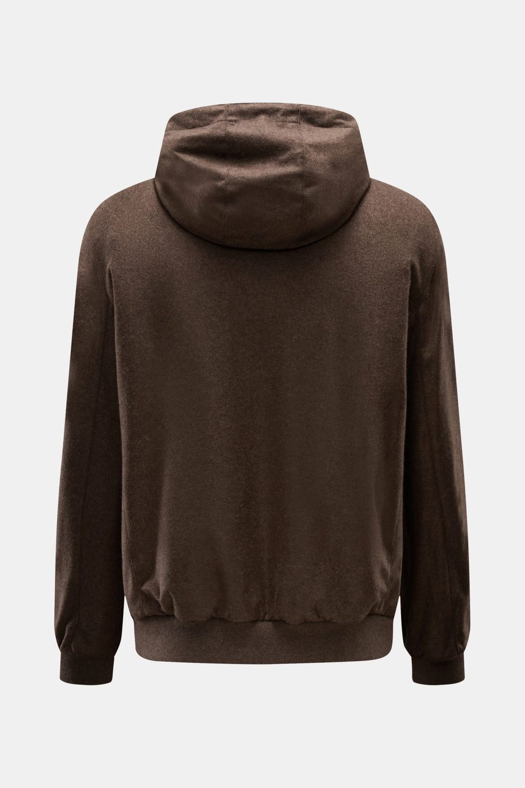 FEDELI Cashmere reversible blouson 'Start' — Dark brown
