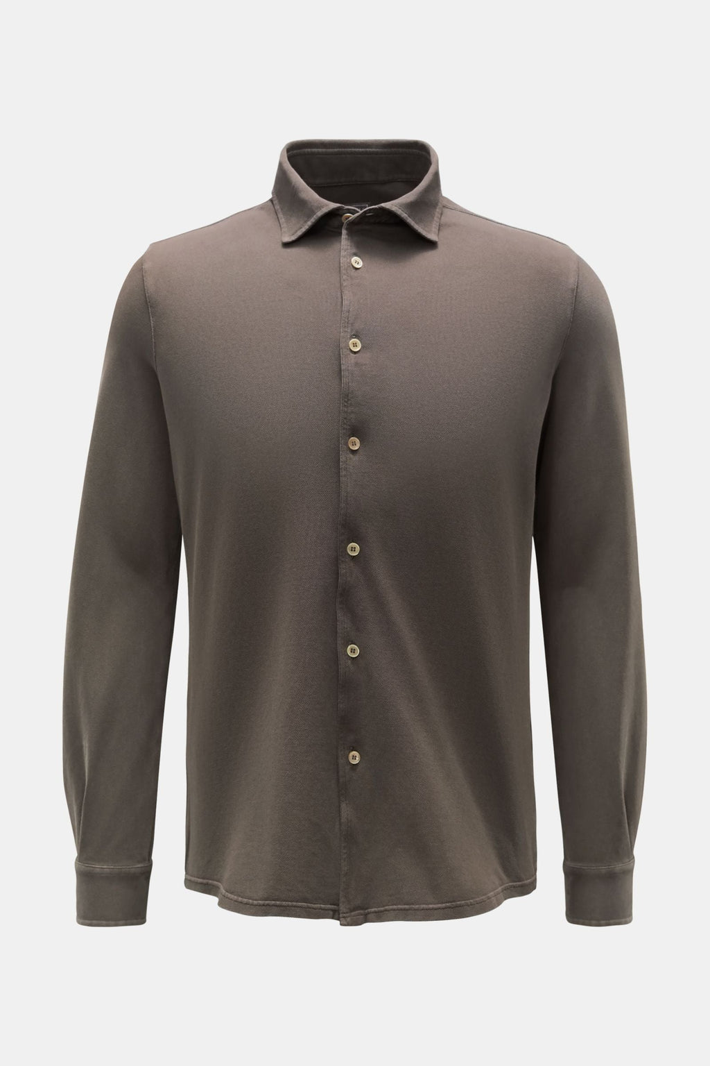 FEDELI Piqué shirt 'Steve' narrow