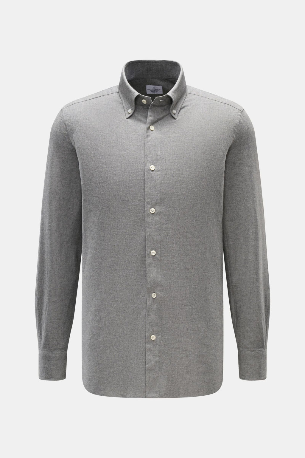 GIAMPAOLO Flannel shirt — Light blue