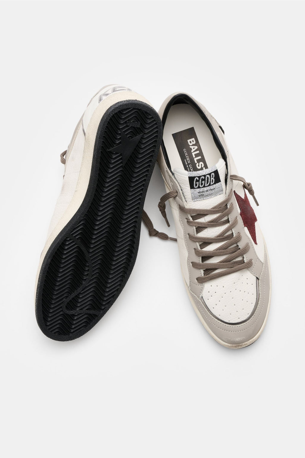 GOLDEN GOOSE Sneakers 'Ball Star' — Whitebeigeblack