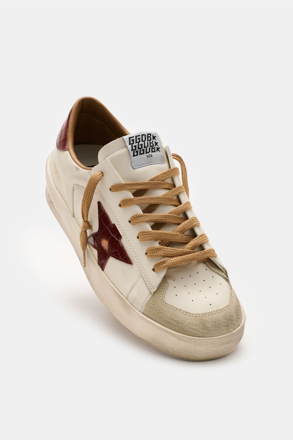 GOLDEN GOOSE Sneakers 'Stardan' — Whiteburgundy