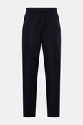 HARRIS WHARF LONDON Merino jogger pants — Navy