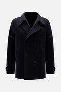 HARRIS WHARF LONDON Pea coat — Navy