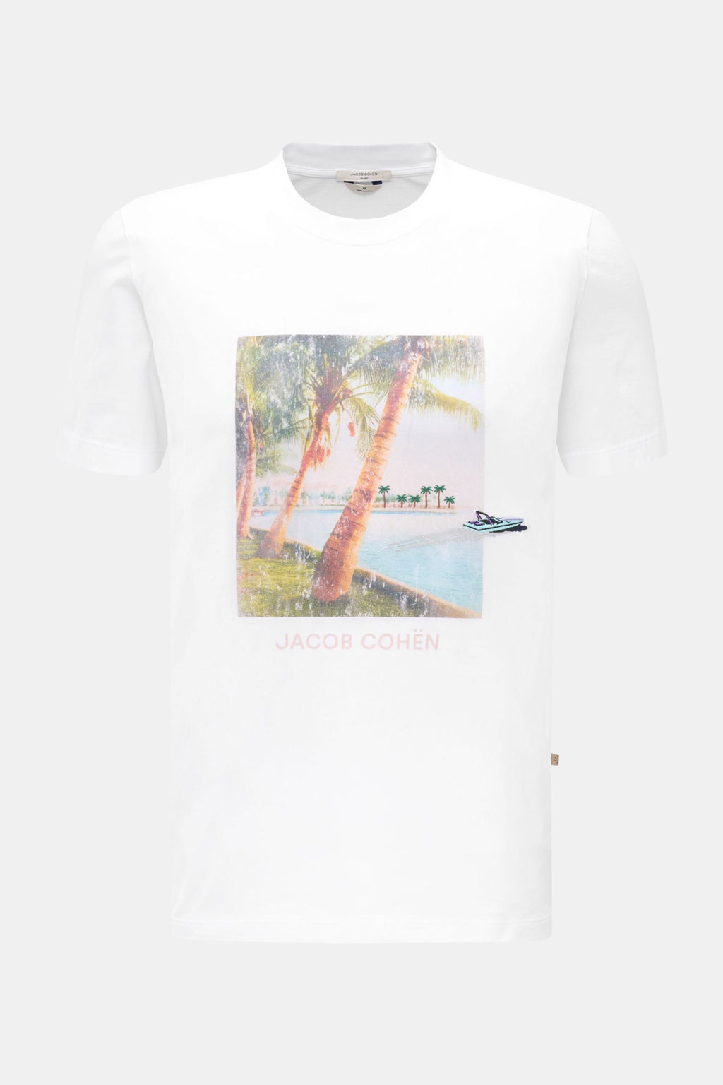 JACOB COHEN Crew neck T-shirt 'Resort' — Navy
