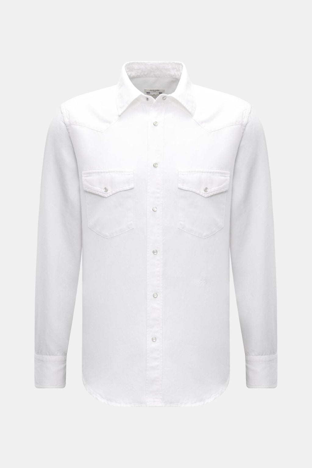 JACOB COHEN Denim shirt narrow — Off white