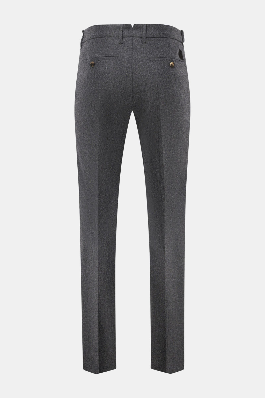 JACOB COHEN Wool trousers 'Bobby' — Dark grey mottled