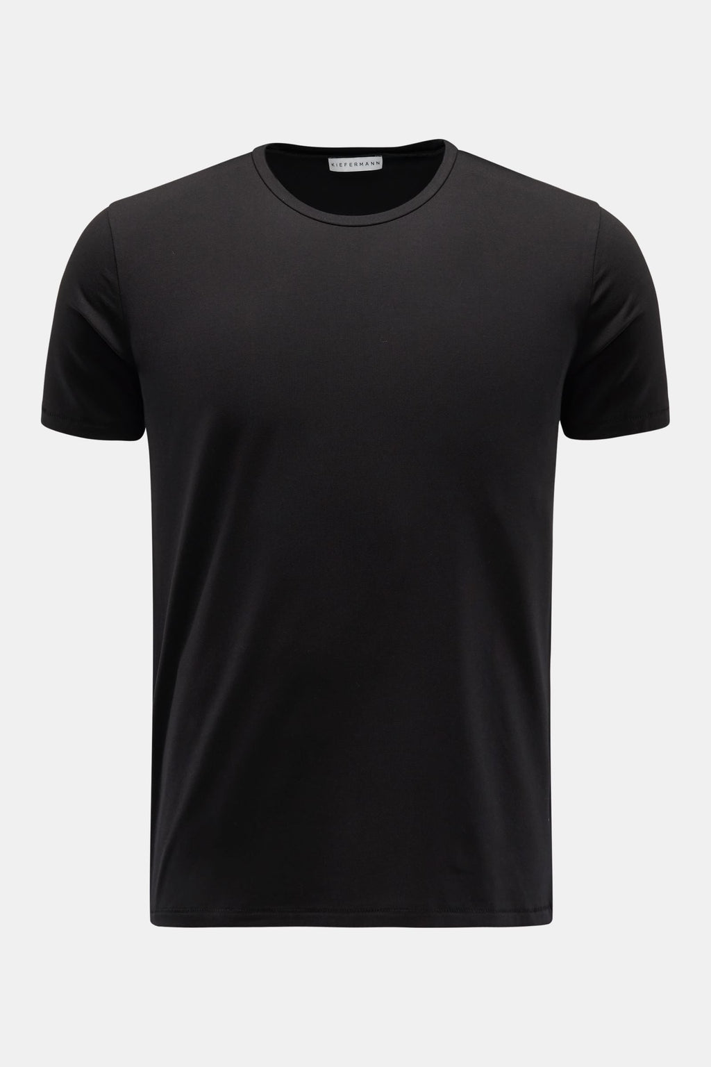 KIEFERMANN Crew neck T-shirt 'Hero' — Black