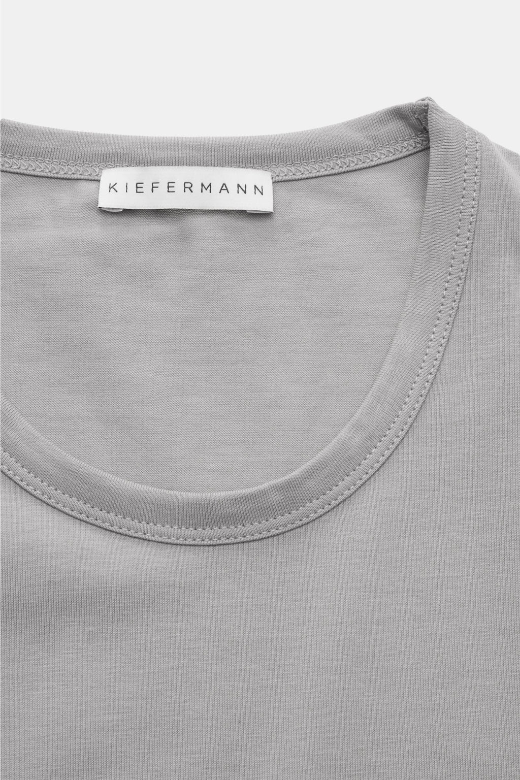 KIEFERMANN Crew neck T-shirt 'Lehon' — Sand