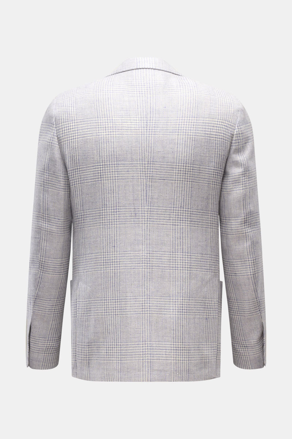 LARDINI Smart-casual jacket smoky blue / off-white
