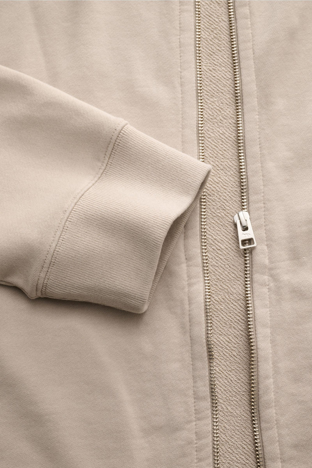 MAISON KITSUNÉ Sweat jacket 'Bold Fox' — Beige
